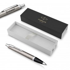 Parker IM Essential Stainless Steel CT pastapliiats graveeringuga / Karp Parker IM Essential Stainless Steel CT pastapliiats graveeringuga / Karp