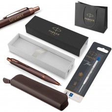 Parker IM Professionals Monochrome Burgundy pastapliiats + kott ja varuosakott – kingitus õpetajale Parker IM Professionals Monochrome Burgundy pastapliiats + kott ja varuosakott – kingitus õpetajale