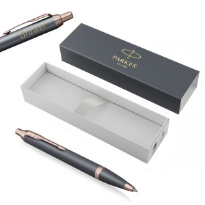 Parker IM The Finishing Touch hallikas-sinine pastapliiats 2235424 graveeringuga