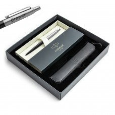 Parker Jotter Bond Street Black CT pastapliiats graveeringuga / kott / kinkekomplekt Parker Jotter Bond Street Black CT pastapliiats graveeringuga / kott / kinkekomplekt