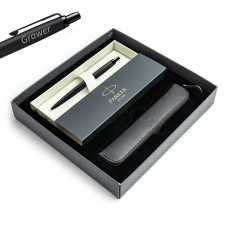 Parker Jotter Monochrome XL must BT pastapliiats graveeringuga / kott / kinkekomplekt Parker Jotter Monochrome XL must BT pastapliiats graveeringuga / kott / kinkekomplekt