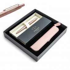 Parker Jotter monokroomne XL roosa PGT pastapliiats graveeringuga / ümbris / kinkekomplekt Parker Jotter monokroomne XL roosa PGT pastapliiats graveeringuga / ümbris / kinkekomplekt