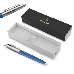 Parker Jotter Originals BLUE DENIM pastapliiats graveeringuga