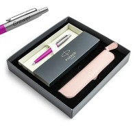 Parker Jotter Originals magenta pastapliiats graveeringuga / kott / kinkekomplekt Parker Jotter Originals magenta pastapliiats graveeringuga / kott / kinkekomplekt
