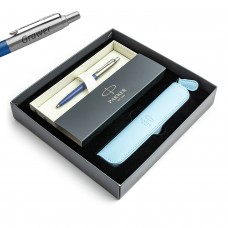 Parker Jotter Originals Blue BLUE DENIM pastapliiats graveeringuga / ümbrisega / kinkekomplektiga Parker Jotter Originals Blue BLUE DENIM pastapliiats graveeringuga / ümbrisega / kinkekomplektiga