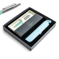 Parker Jotter Originals piparmündivärvi pastapliiatsi kinkekomplekt graveeringuga / kott / kinkekomplekt Parker Jotter Originals piparmündivärvi pastapliiatsi kinkekomplekt graveeringuga / kott / kinkekomplekt