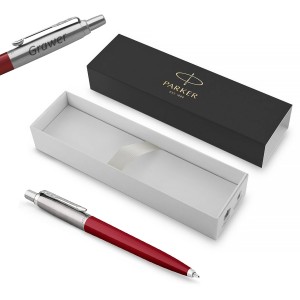 Parker Jotter Originals punane pastapliiats graveeringuga