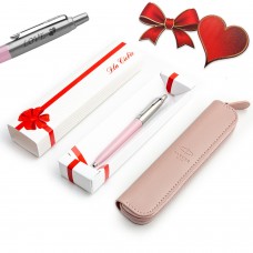 Parker Jotter Originals roosa PINK korgiga pastapliiats graveeringuga „Sulle” Valentini päeva kingitus