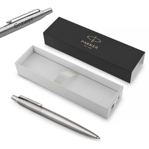 Parker Jotter roostevabast terasest CT pastapliiats graveeringuga