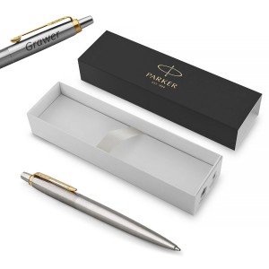Parker Jotter roostevabast terasest GT pastapliiats graveeringuga