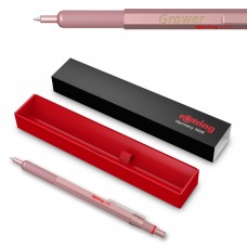 Rotring RO 600 professionaalne metallist pastapliiats, roosakas kuldne, graveeringuga