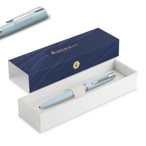 Waterman Allure Pastel Blue pastapliiats graveeringuga Waterman Allure Pastel Blue pastapliiats graveeringuga