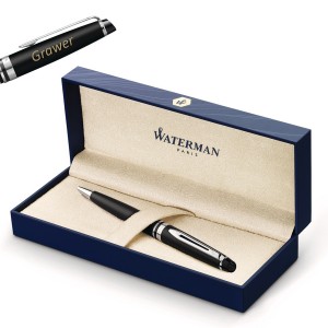 Waterman Expert Black Matte CT kuulipliiats - S0951900 graveeringuga