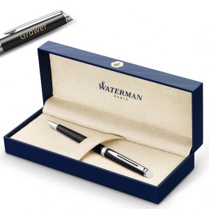 Waterman Hémisphère Laka Black CT Pastapliiats graveeringuga