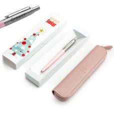 Parker Jotter Originals roosa PINK pastapliiatsikomplekt graveeringuga + ümbris / jõulukink