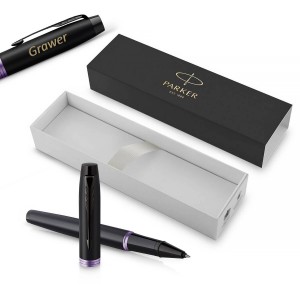 Parker IM Amethyst Purple korgiga pastapliiats graveeringuga