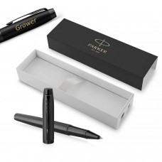 Parker IM Achromatic Black korgiga pastapliiats graveeringuga