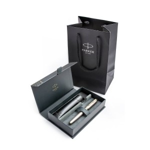 Parker IM Champagne korgiga pastapliiats kinkekarbis koos kinkekotiga Parker IM Champagne korgiga pastapliiats kinkekarbis koos kinkekotiga