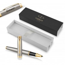 Parker IM Brushed Metal GT korgiga pastapliiats graveeringuga