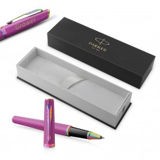 Parker Meridian viinamarja-värvi korgiga pastapliiats RBT – 2247776, graveeringuga
