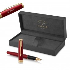 Parker Sonnet Red Lacquer GT korgiga pastapliiats graveeringuga