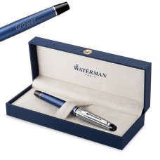 Waterman Expert Deluxe Metallic Blue CT korgiga pastapliiats – 2187682, graveeringuga