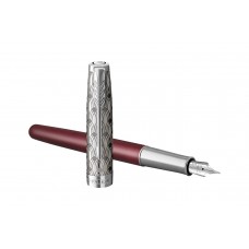 SONNET PREMIUM METAL & RED CT (F) 18K täitesulepliiats - 2119650