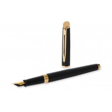 Waterman Hémisphère Laka Matte Black GT täitesulepliiats koos graveeringuga