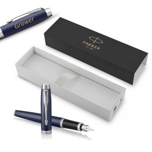 Parker IM Blue CT (M) täitesulepe gravüüriga