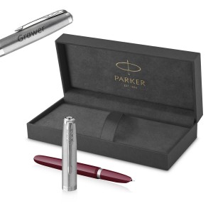 Parker 51 Burgundy CT (F) püstkirjapliiats graveeringuga