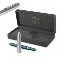 Parker 51 Teal Blue CT (F) täitesulepliiats – 2123506 graveeringuga