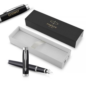 Parker IM Matte Black CT (M) täitesulepe gravüüriga Parker IM Matte Black CT (M) täitesulepe gravüüriga