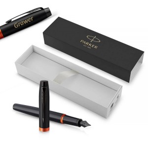 Parker IM Flame Orange (F) täitesulepe gravüüriga Parker IM Flame Orange (F) täitesulepe gravüüriga