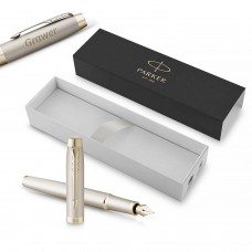 Parker IM Professionals Monochrome Champagne (M) täitesulepe gravüüriga Parker IM Professionals Monochrome Champagne (M) täitesulepe gravüüriga