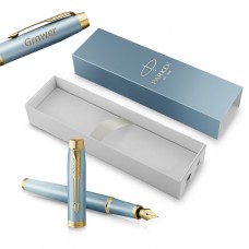 Parker IM Rituals Turquoise Green (F) täitesulepe gravüüriga