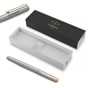 Parker Jotter Stainless Steel GT (M) täitesulepe gravüüriga