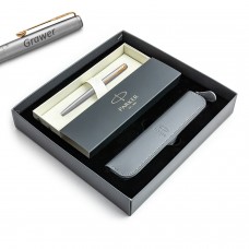 Parker Jotter Stainless Steel GT täitesulepe gravüüriga / kott / kinkekomplekt Parker Jotter Stainless Steel GT täitesulepe gravüüriga / kott / kinkekomplekt