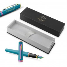 Parker Meridian türkiissinine RBT (F) täitesulepe – 2247770, graveeringuga