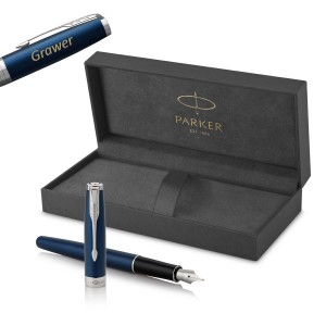 Parker Sonnet Blue Lacquer CT (M) täitesulepe gravüüriga