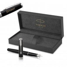Parker Sonnet Matte Black CT (F) täitesulepe gravüüriga