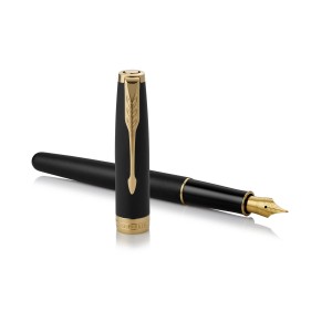 Täitepliiats Parker Sonnet Matte Black GT (F) - 1931516