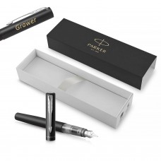 Parker Vector XL Black (M) Täitepliiats graveeringuga