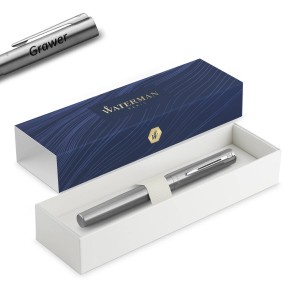 Waterman Allure Chrome CT (F) täitesulepe gravüüriga