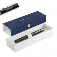 Waterman Allure/Graduate Black Matte CT (F) täitesulepe gravüüriga