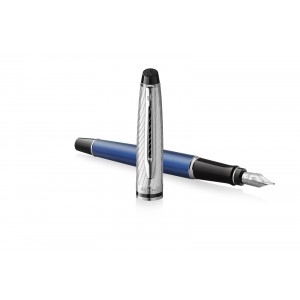Waterman Expert Deluxe Metallic Blue CT (F) täitesulepea – 2187650