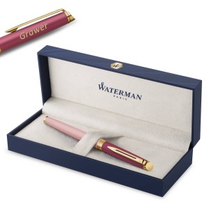 Waterman Hémisphère Color-Block Pink (M) täitesulepe gravüüriga