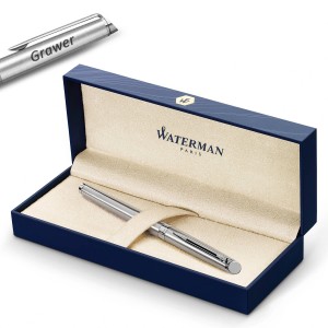 Waterman Hémisphère Steel CT graveeringuga täitesulepea Waterman Hémisphère Steel CT graveeringuga täitesulepea