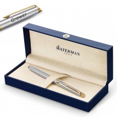 Waterman Hémisphère Steel GT täitesulepe gravüüriga