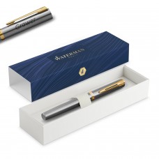 Waterman Impression roostevabast terasest täitesulepe GT (F) – 2225493 graveeringuga
