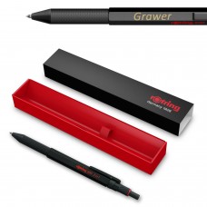 Rotring 600 Black 3-in-1 MULTIPEN pastapliiats ja pliiats graveeringuga